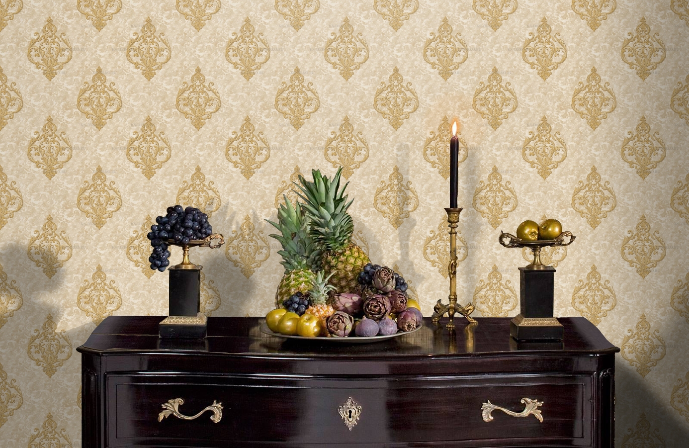 Обои MC20503 фото в интерьере гостиной