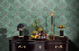 Обои M16005 фото в интерьере гостиной превью