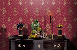 Обои M3319 фото в интерьере гостиной превью