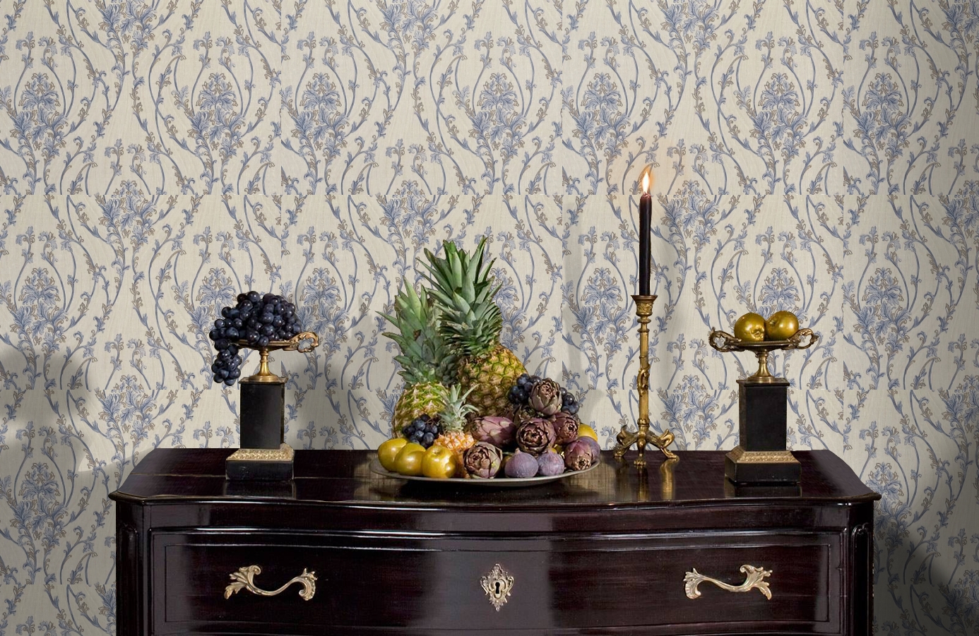 Обои M41127 фото в интерьере гостиной