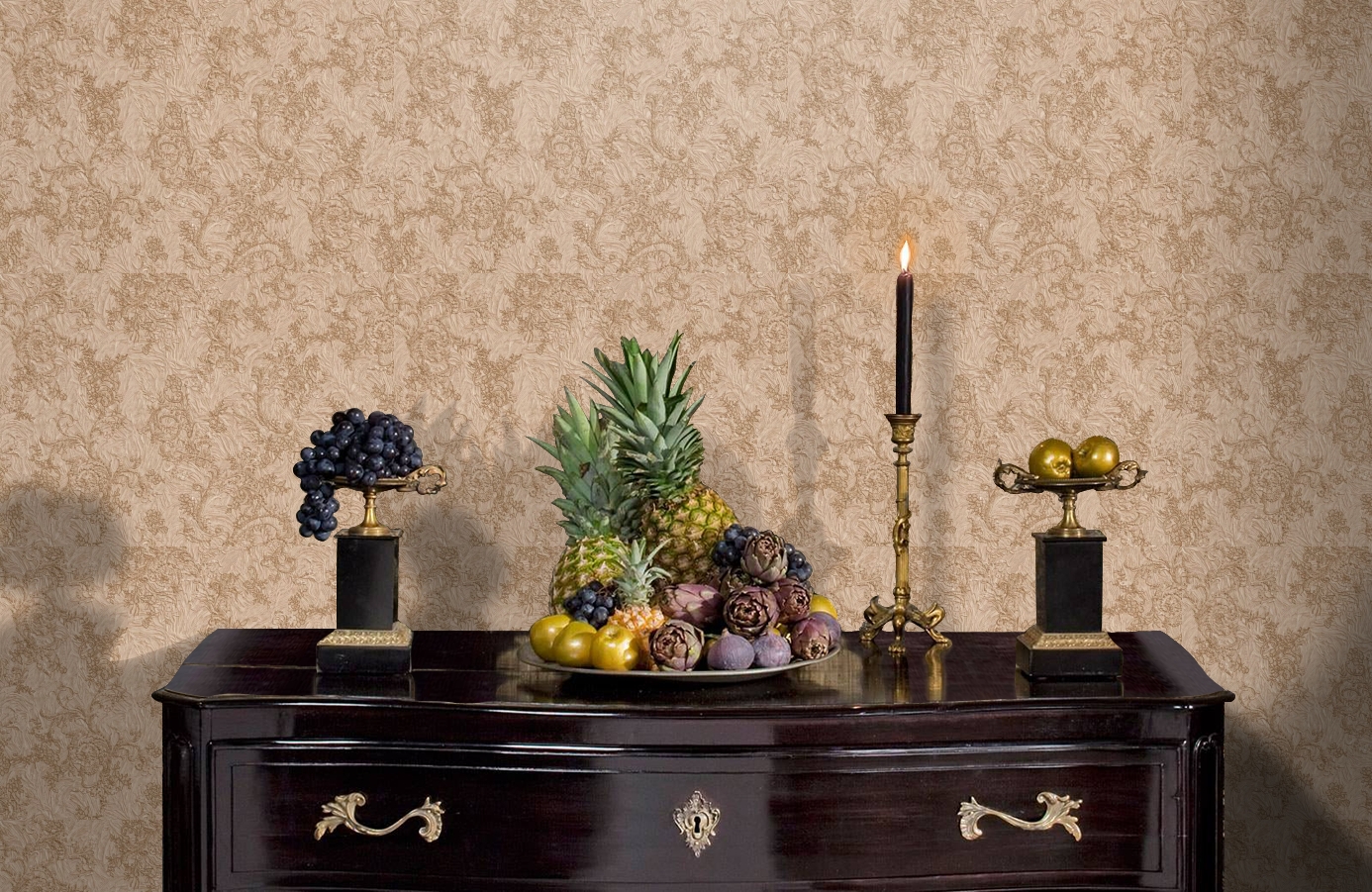 Обои M41135 фото в интерьере гостиной