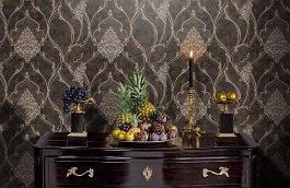 Обои M5119 фото в интерьере гостиной превью