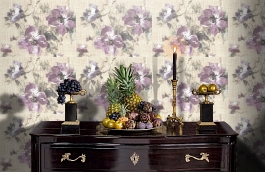 Обои R1305 фото в интерьере гостиной превью