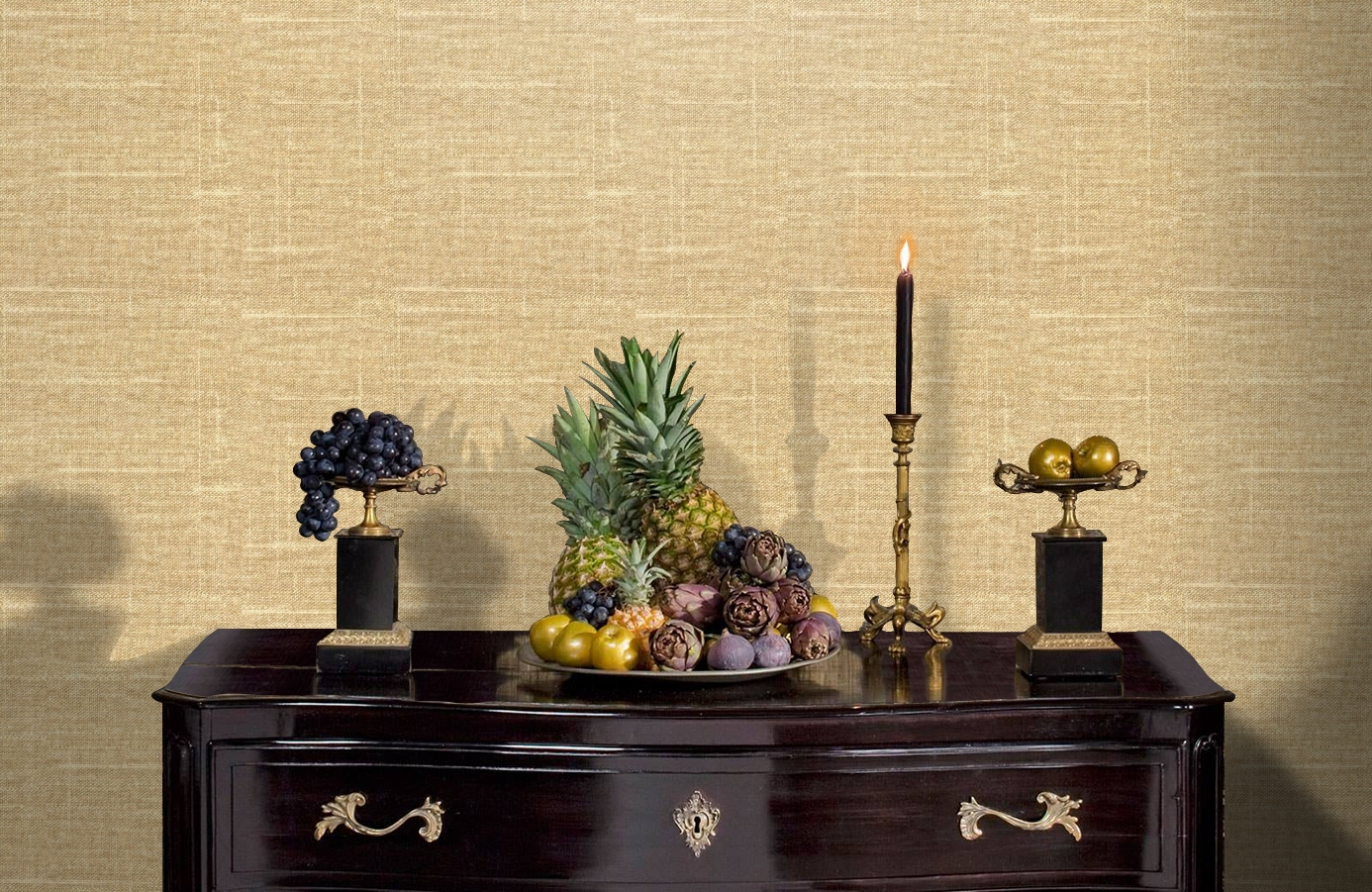 Обои R1309 фото в интерьере гостиной Обои R1309 фото в интерьере гостиной