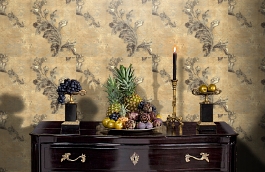 Обои R1347 фото в интерьере гостиной превью