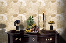 Обои R1615 фото в интерьере гостиной превью