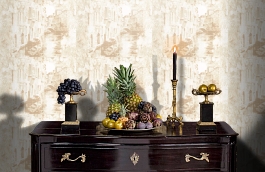 Обои R1617 фото в интерьере гостиной превью