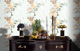 Обои R2705 фото в интерьере гостиной превью