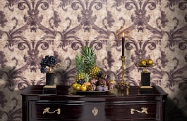 Обои R2715 фото в интерьере гостиной превью