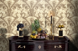 Обои R2718 фото в интерьере гостиной превью