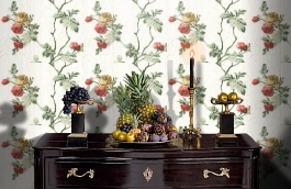 Обои R2732 фото в интерьере гостиной превью