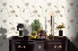 Обои R6419 фото в интерьере гостиной превью