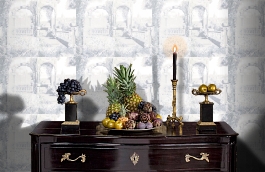 Обои R6622 фото в интерьере гостиной превью