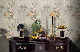 Обои R6631 фото в интерьере гостиной превью