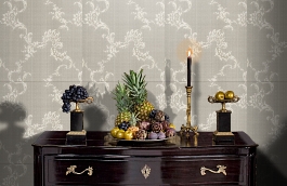 Обои R6632 фото в интерьере гостиной превью