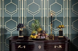 Обои Z64889 фото в интерьере гостиной превью