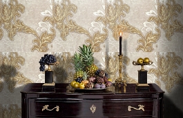 Обои 10017-04 фото в интерьере гостиной превью