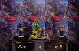 Обои 10113-01 фото в интерьере гостиной превью