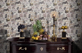 Обои 10145-02 фото в интерьере гостиной превью