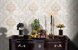 Обои 10385-02 фото в интерьере гостиной превью