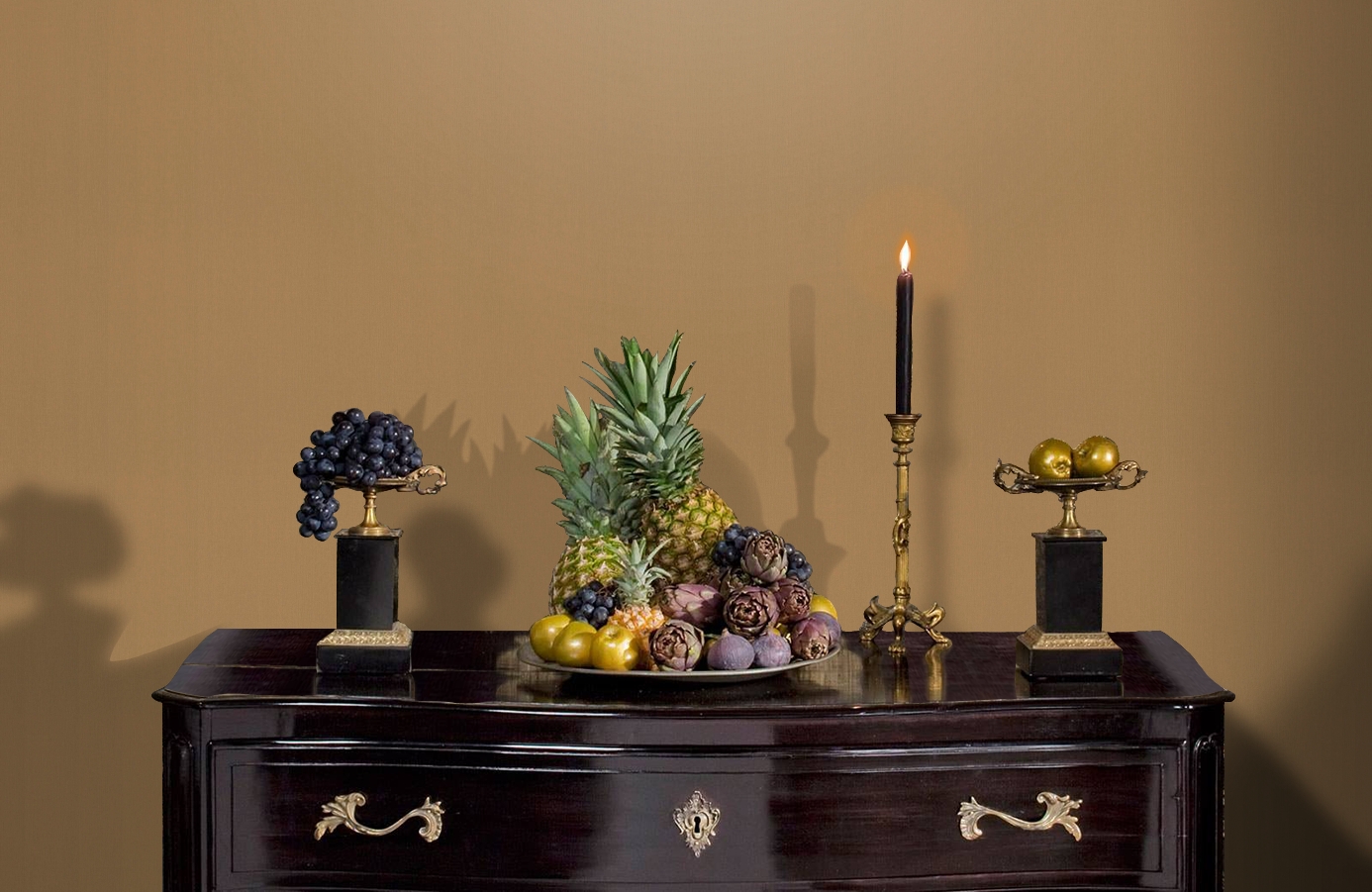 Обои 45-312-18 фото в интерьере гостиной