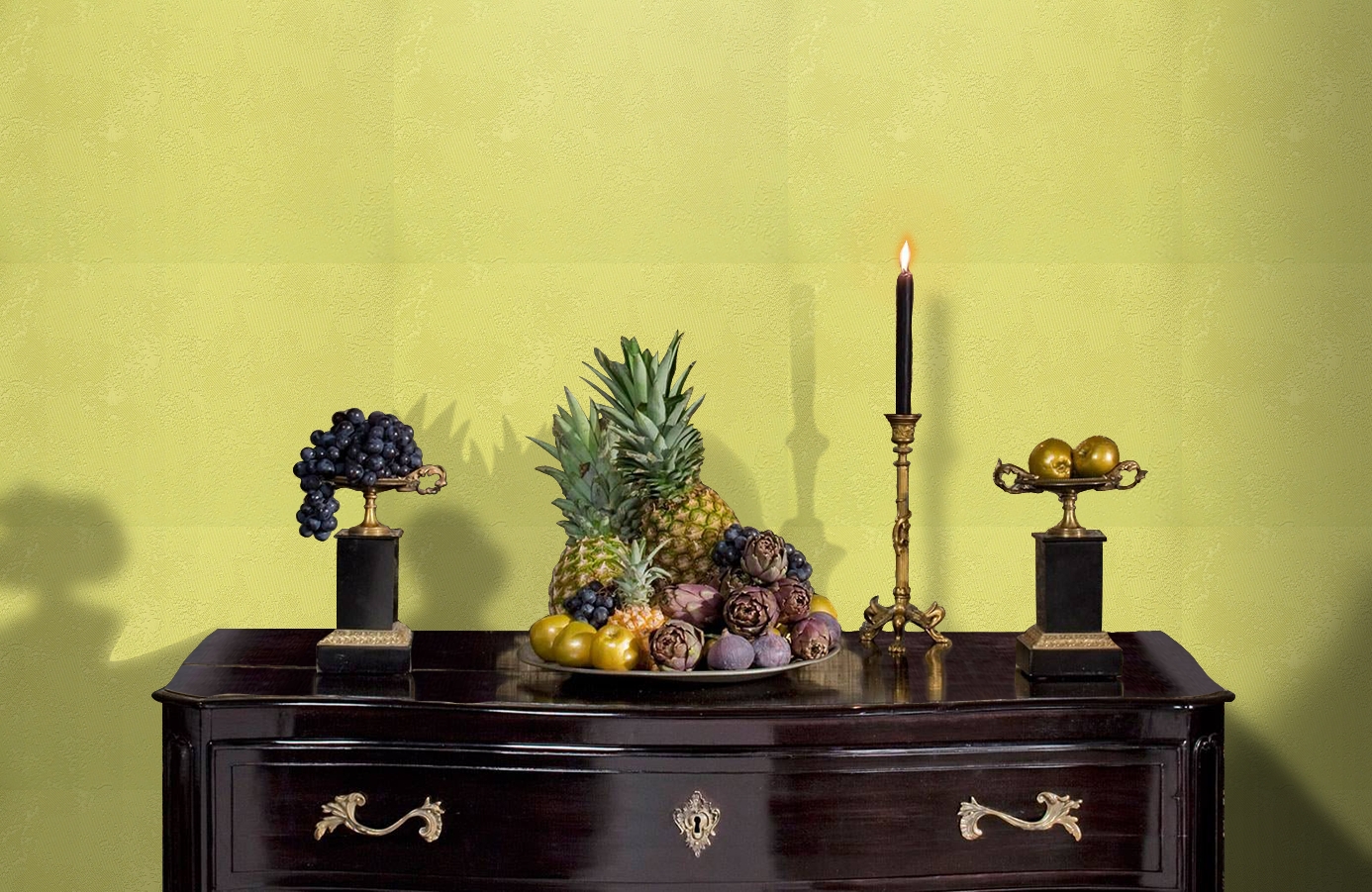 Обои 715-37 фото в интерьере гостиной