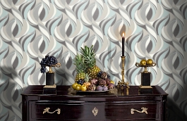 Обои PL72058-67 фото в интерьере гостиной превью