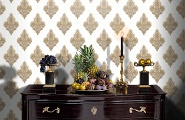 Обои PP72003-19 фото в интерьере гостиной превью