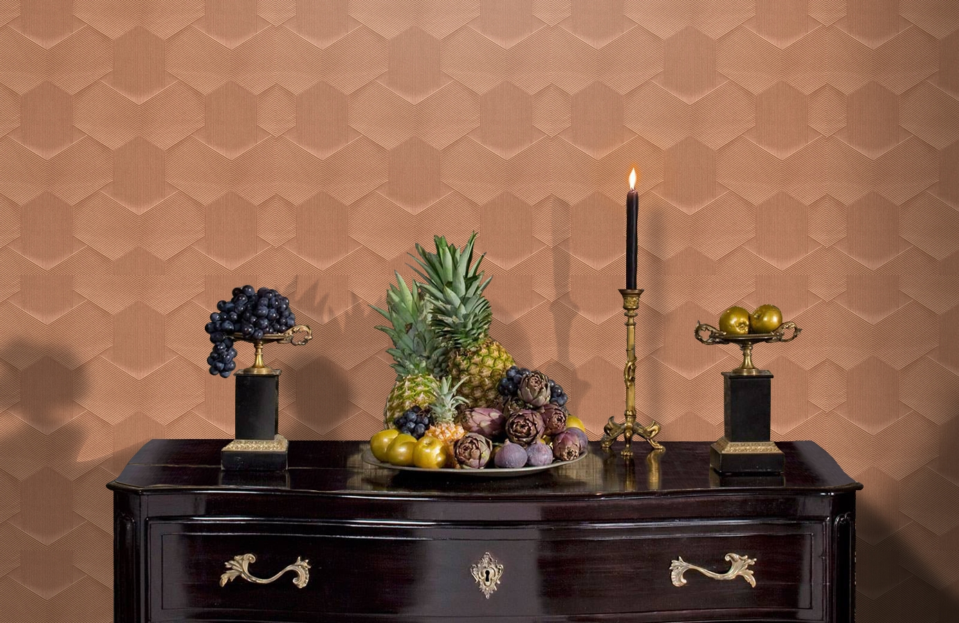 Обои 2603-5 фото в интерьере гостиной