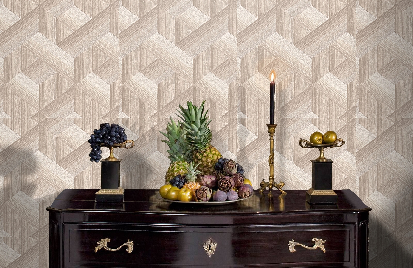 Обои 2606-3 фото в интерьере гостиной