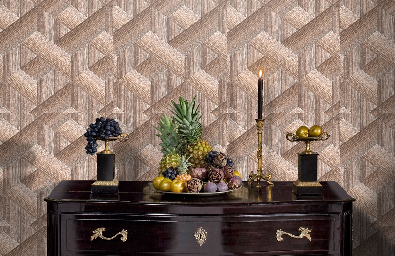 Обои 2606-4 фото в интерьере гостиной