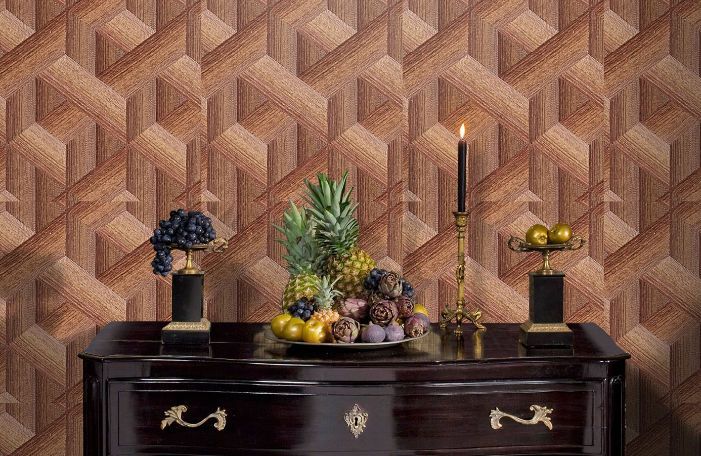 Обои 2606-5 фото в интерьере гостиной