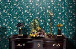 Обои 54396-7 фото в интерьере гостиной превью