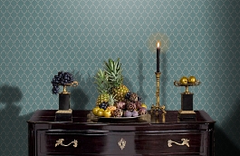 Обои 54399-7 фото в интерьере гостиной превью