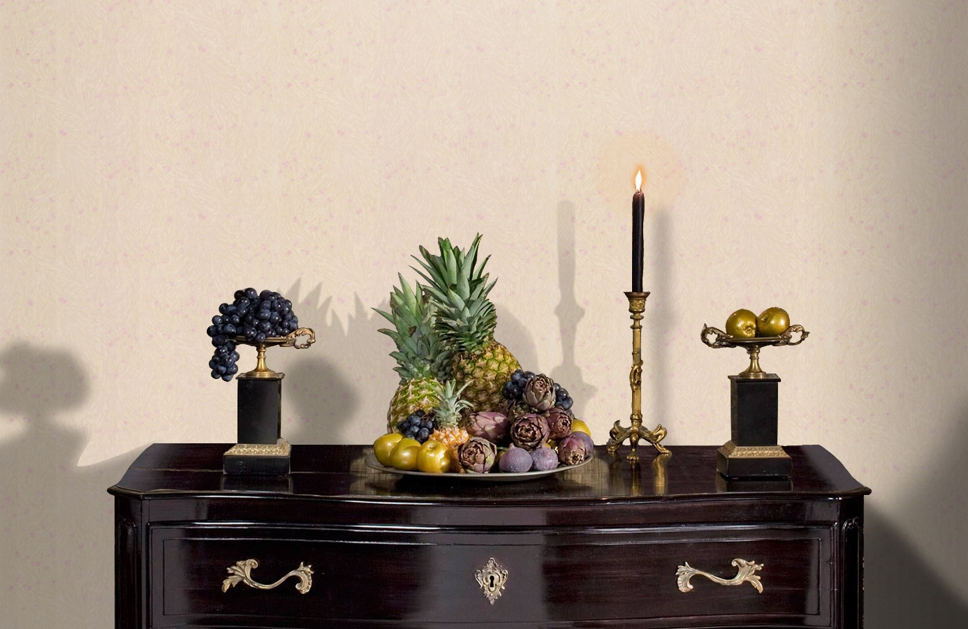 Обои TS10020 фото в интерьере гостиной