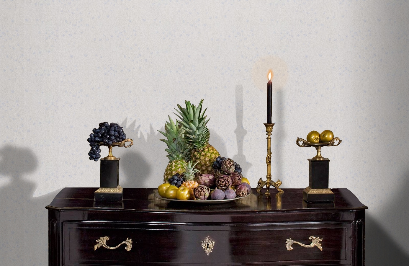 Обои TS10022 фото в интерьере гостиной