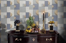 Обои HC72080-46 фото в интерьере гостиной превью