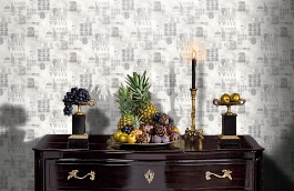 Обои VV71920-14 фото в интерьере гостиной превью