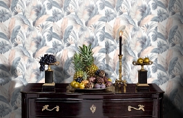 Обои VV72093-14 фото в интерьере гостиной превью