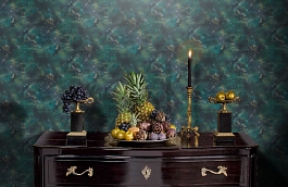 Обои 10842-03 фото в интерьере гостиной превью