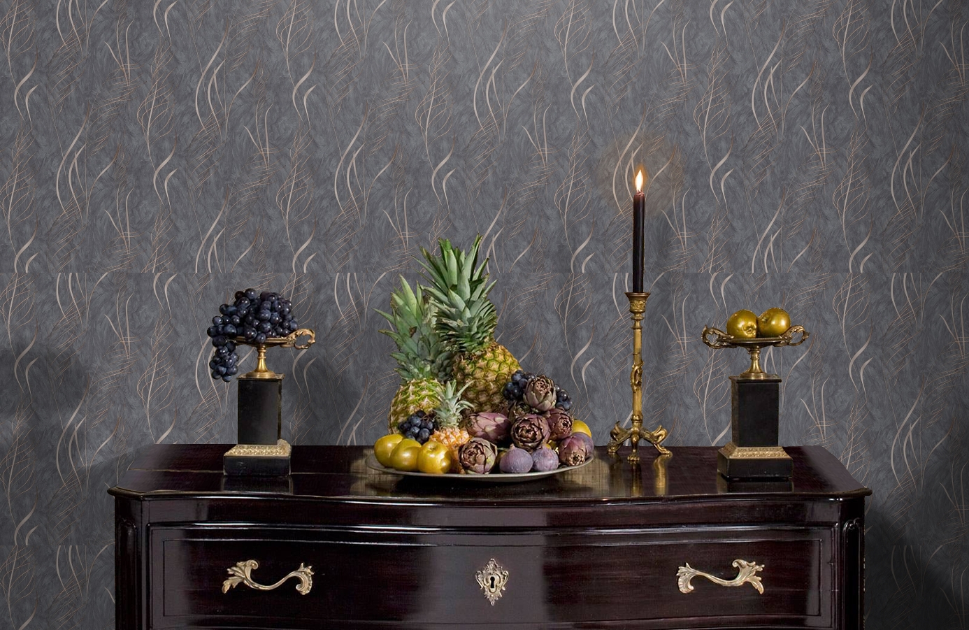 Обои 286099 фото в интерьере гостиной