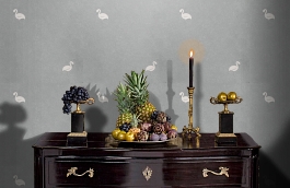 Обои 84278-4 фото в интерьере гостиной превью