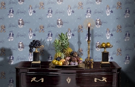 Обои 286074 фото в интерьере гостиной превью