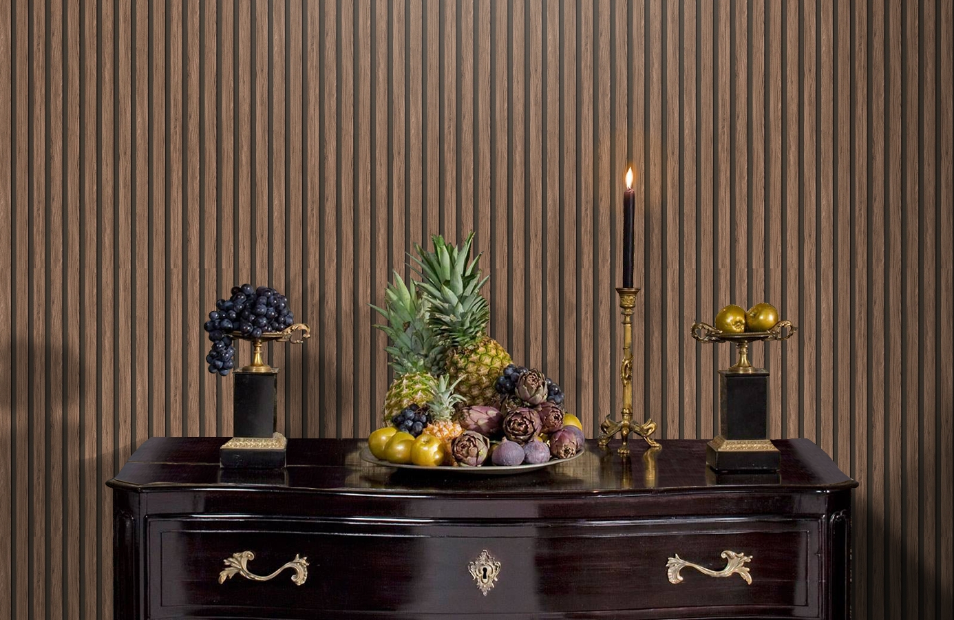 Обои 286288 фото в интерьере гостиной