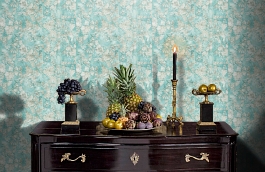 Обои 101701 фото в интерьере гостиной превью