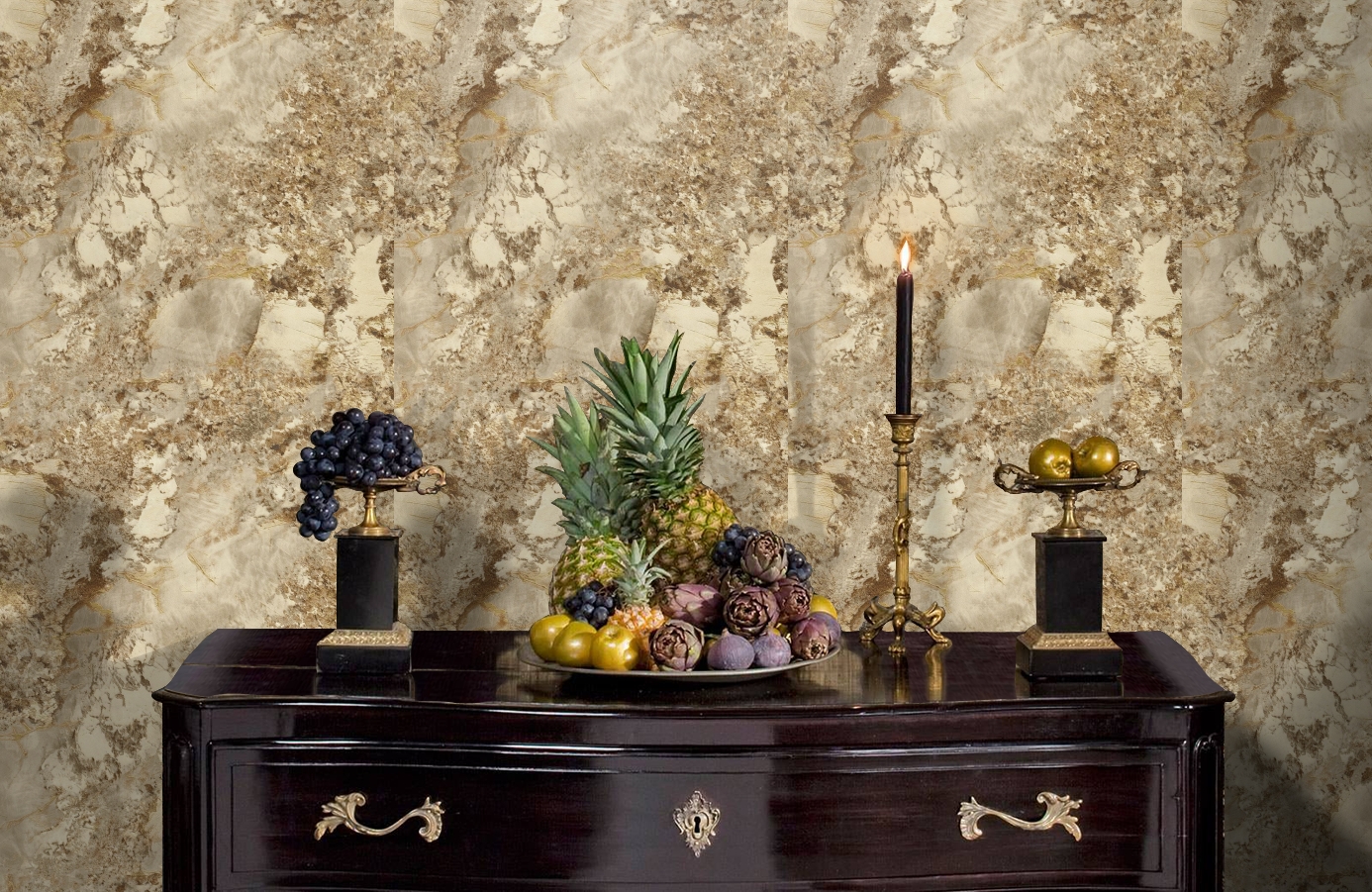 Обои 85601 фото в интерьере гостиной