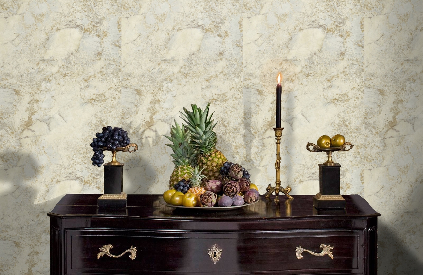 Обои 85606 фото в интерьере гостиной