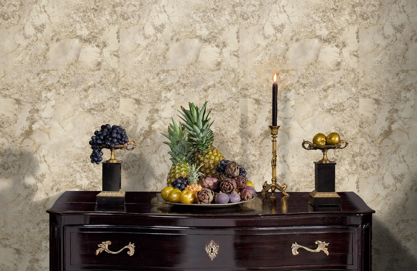 Обои 85608 фото в интерьере гостиной