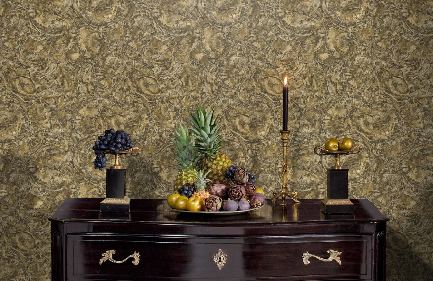 Обои 85615 фото в интерьере гостиной