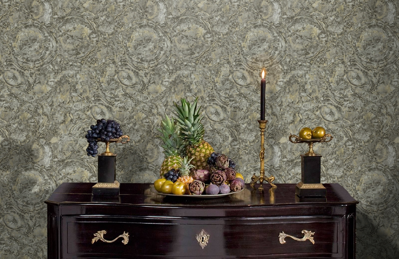 Обои 85617 фото в интерьере гостиной